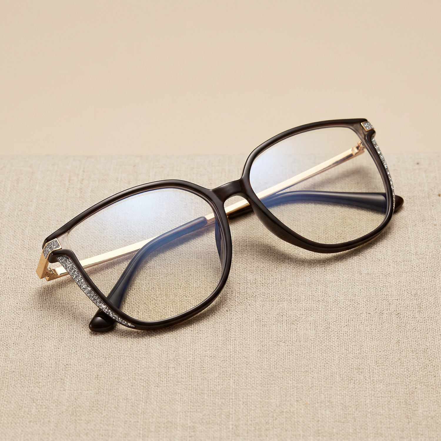 Clarisse lunettes de lecture anti-lumière bleue grande monture noire